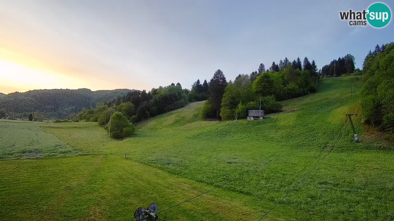 Webcam Smučišče Senožeta – Station de ski à Srednja Vas près de Bohinj