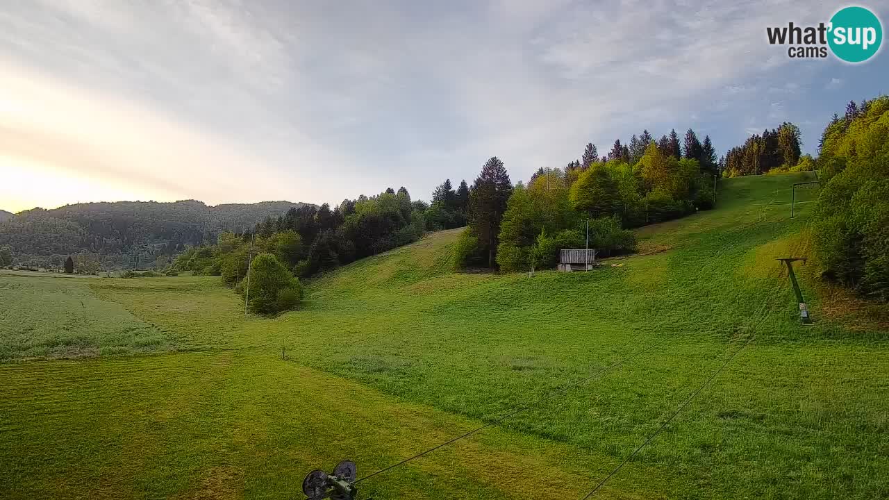 Webcam Smučišče Senožeta – Ski Resort Live View near Bohinj