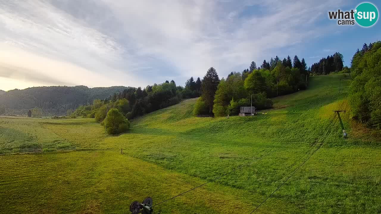 Webcam Smučišče Senožeta – Ski Resort Live View near Bohinj