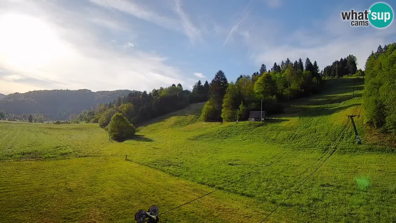 Webcam Smučišče Senožeta – Ski Resort Live View near Bohinj