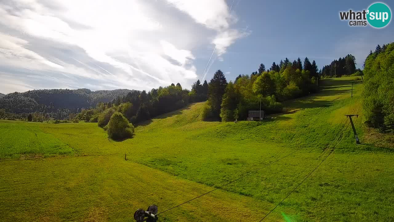 Webcam Smučišče Senožeta – Ski Resort Live View near Bohinj