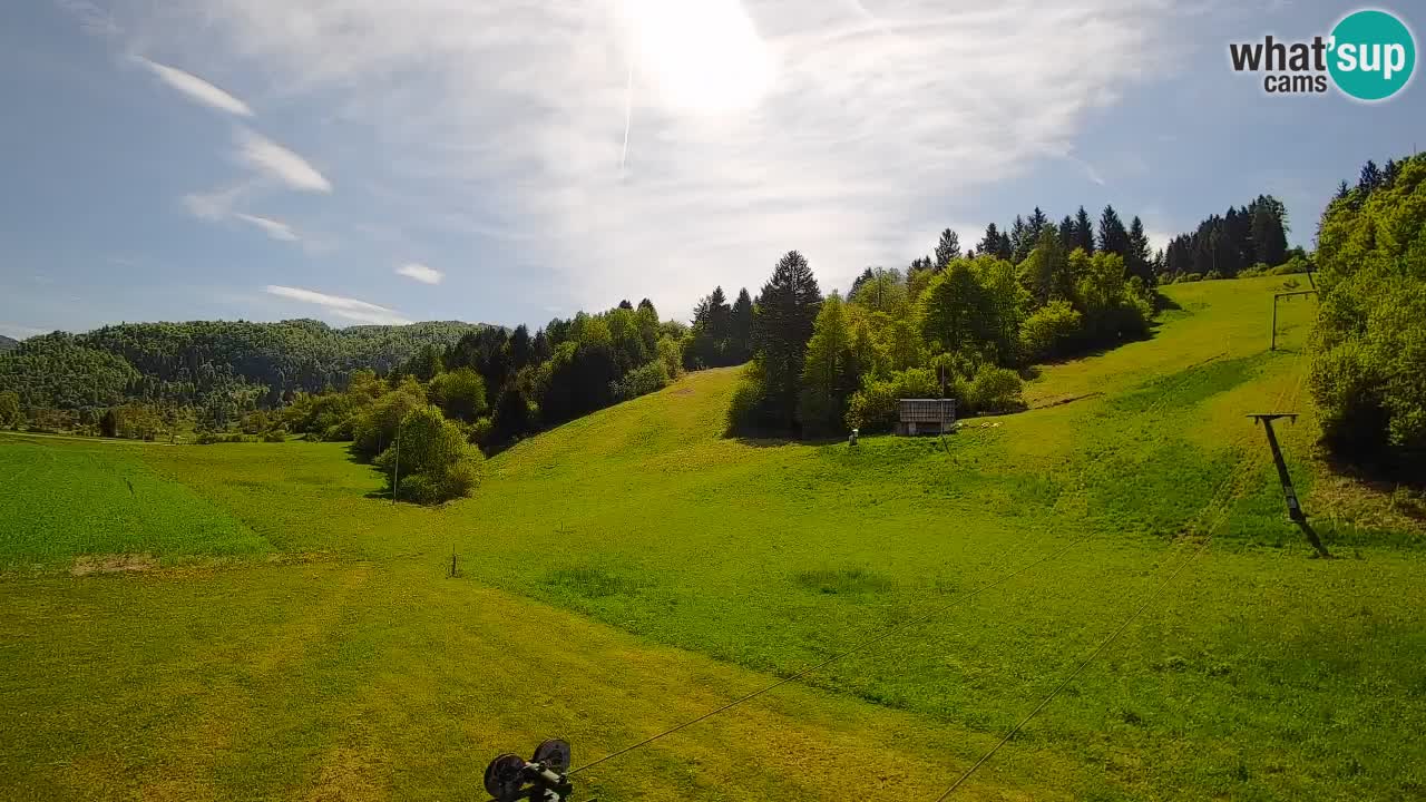 Webcam Smučišče Senožeta – Ski Resort Live View near Bohinj