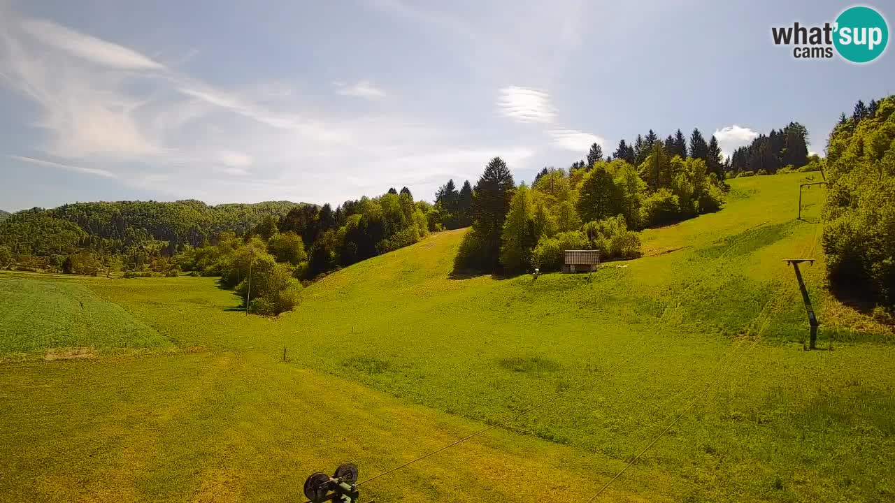 Webcam Smučišče Senožeta – Ski Resort Live View near Bohinj