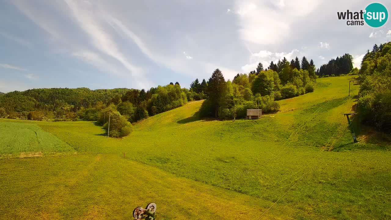Webcam Smučišče Senožeta – Stazione sciistica a Srednja Vas vicino Bohinj