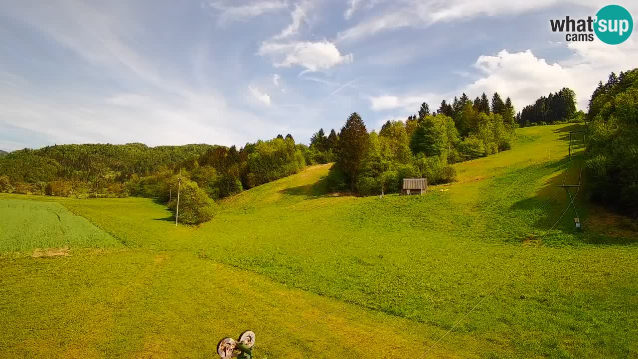 Spletna kamera Smučišče Senožeta – smučarsko središče v Srednji vasi pri Bohinju