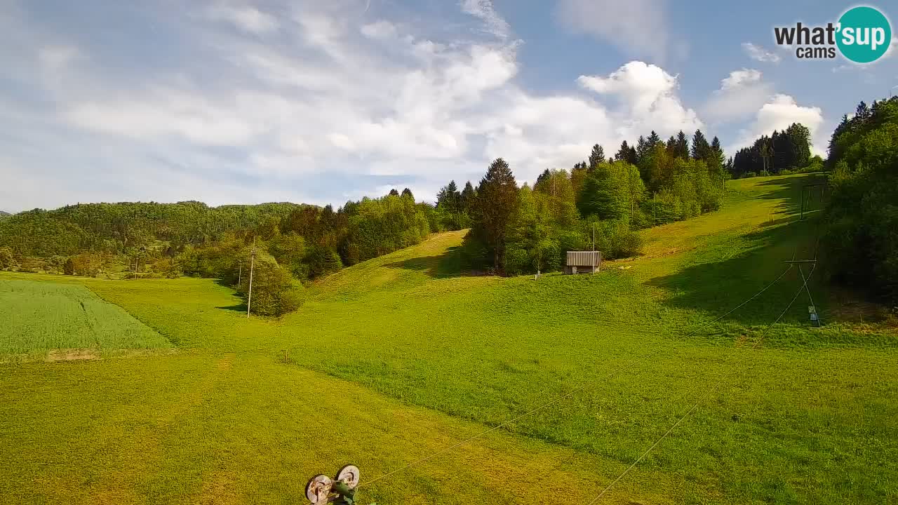 Webcam Smučišče Senožeta – Stazione sciistica a Srednja Vas vicino Bohinj