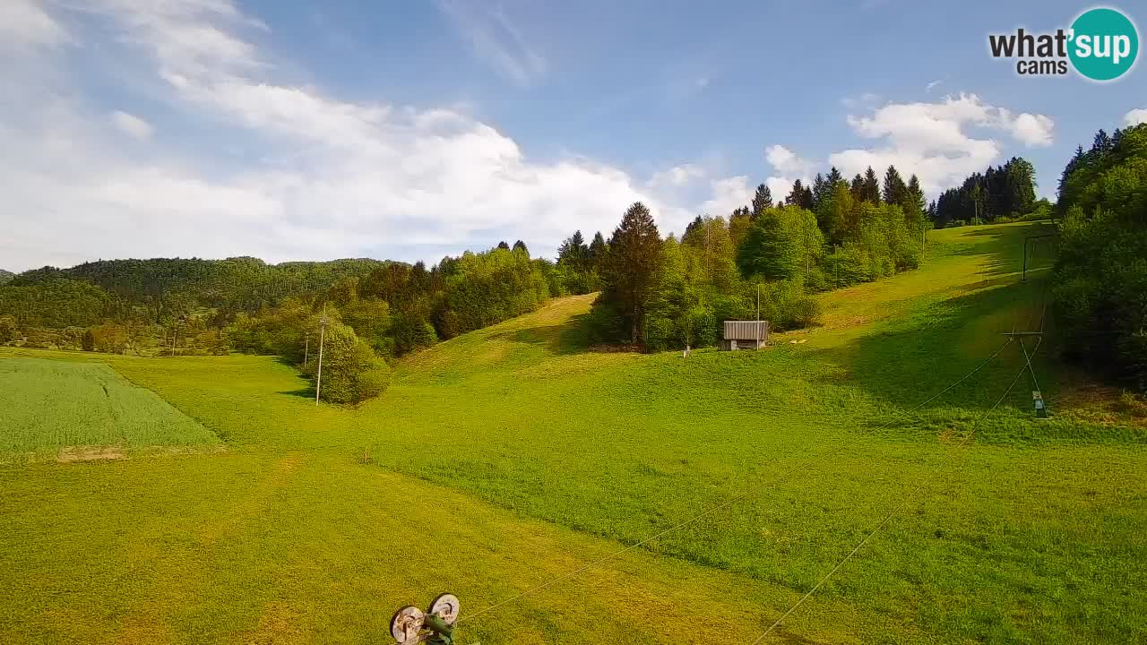 Webcam Smučišče Senožeta – Stazione sciistica a Srednja Vas vicino Bohinj