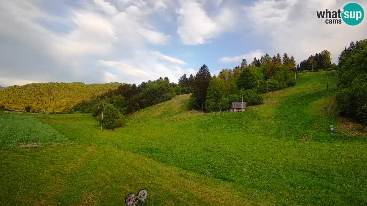 Web kamera Smučišče Senožeta – Skijalište u Srednjoj Vasi kod Bohinja