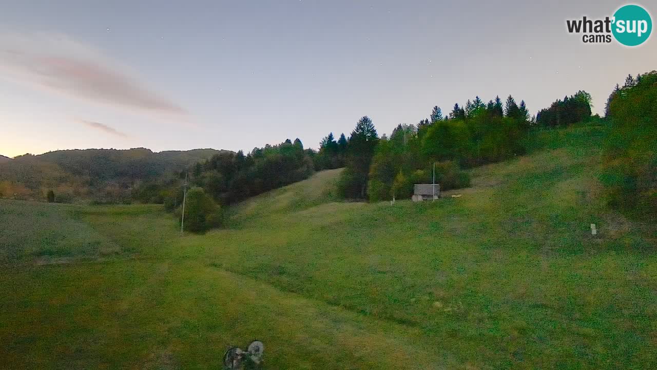 Webcam Smučišče Senožeta – Station de ski à Srednja Vas près de Bohinj