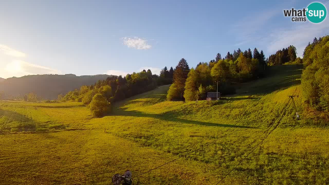 Webcam Smučišče Senožeta – Ski Resort Live View near Bohinj