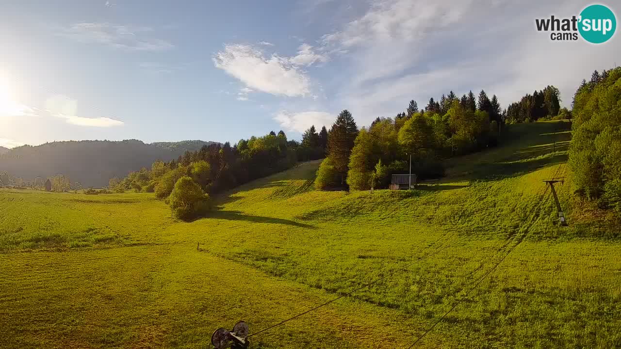 Webcam Smučišče Senožeta – Ski Resort Live View near Bohinj