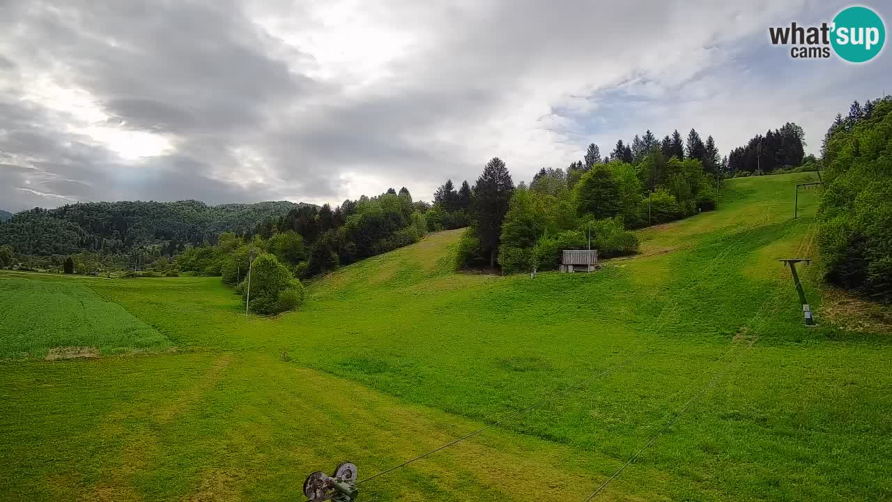 Webcam Smučišče Senožeta – Stazione sciistica a Srednja Vas vicino Bohinj