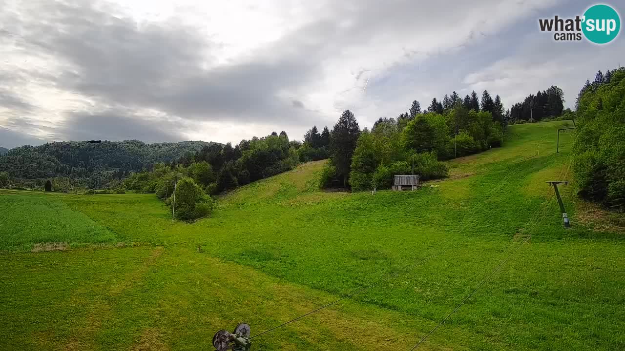 Webcam Smučišče Senožeta – Stazione sciistica a Srednja Vas vicino Bohinj