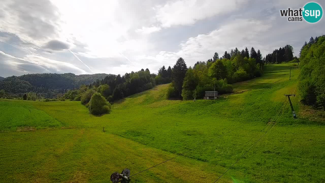 Webcam Smučišče Senožeta – Ski Resort Live View near Bohinj