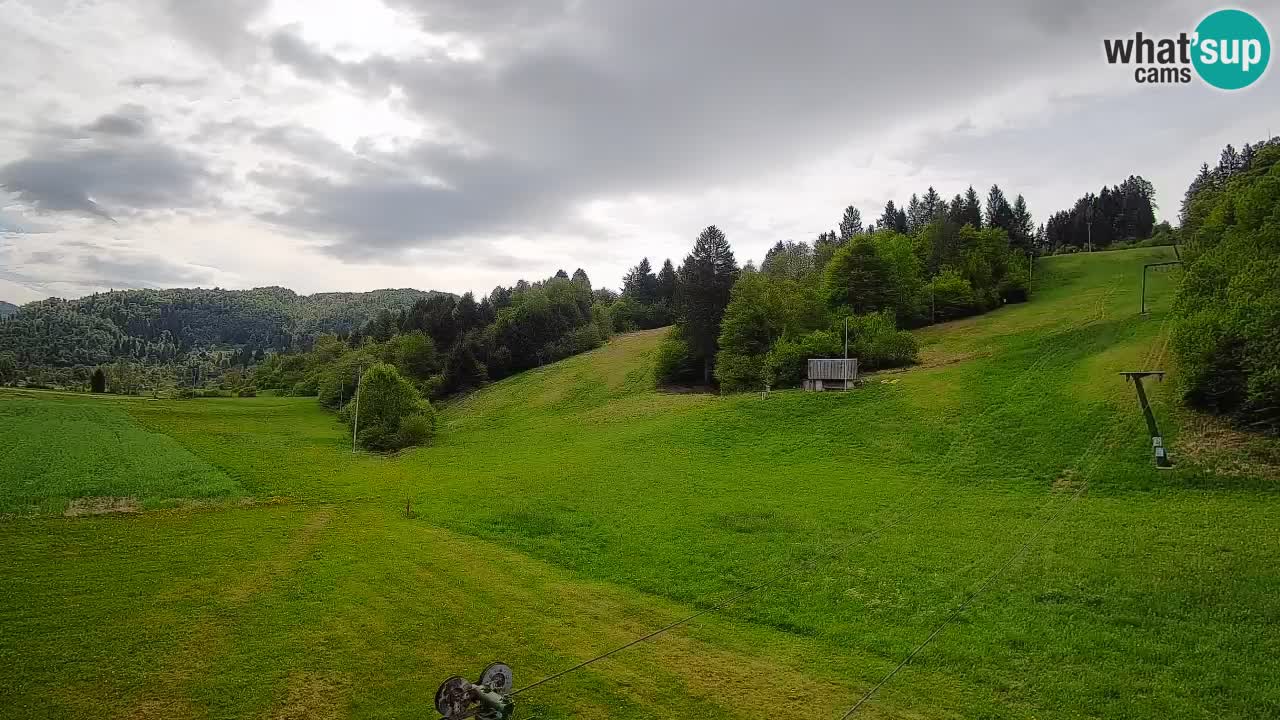 Webcam Smučišče Senožeta – Ski Resort Live View near Bohinj