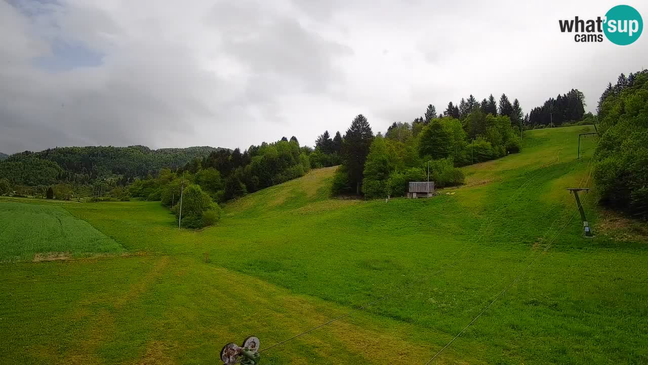 Webcam Smučišče Senožeta – Ski Resort Live View near Bohinj