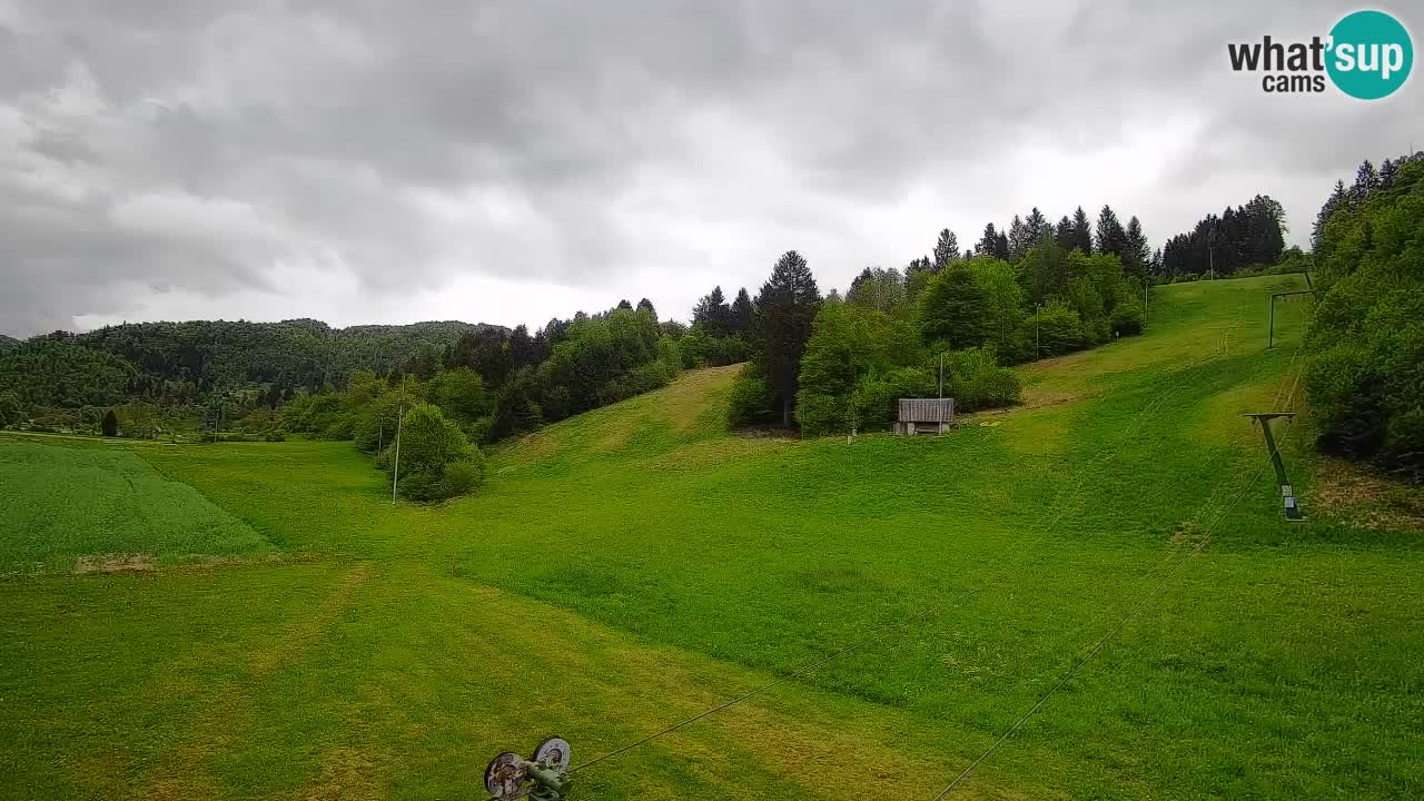 Webcam Smučišče Senožeta – Ski Resort Live View near Bohinj