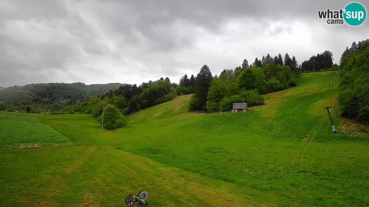 Webcam Smučišče Senožeta – Ski Resort Live View near Bohinj