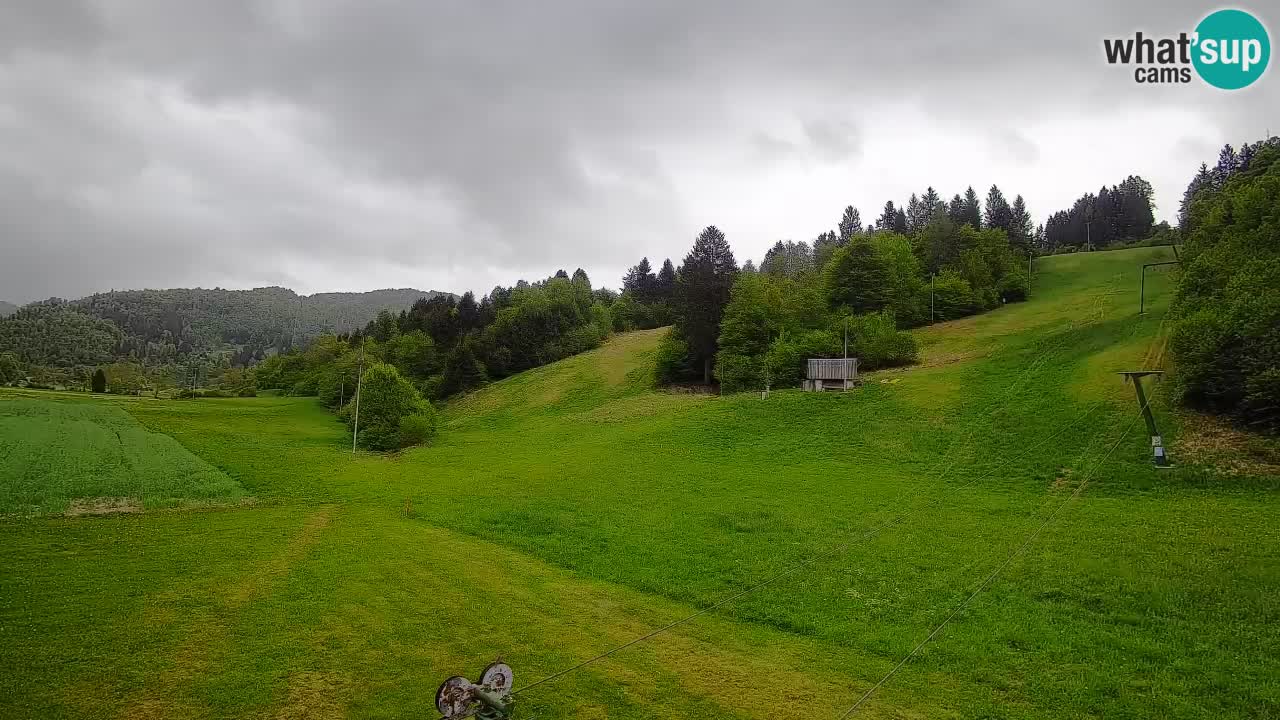 Webcam Smučišče Senožeta – Ski Resort Live View near Bohinj