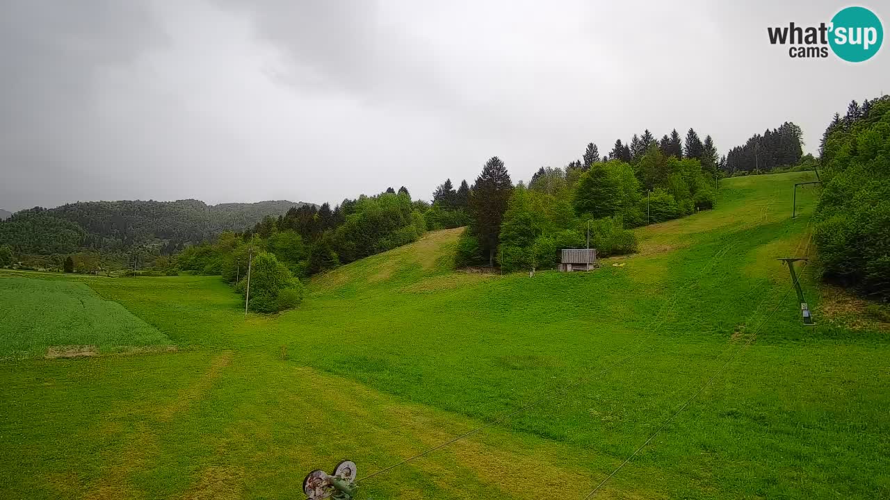 Webcam Smučišče Senožeta – Station de ski à Srednja Vas près de Bohinj