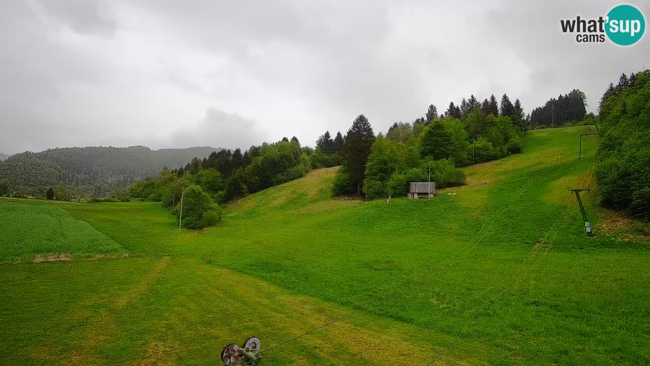 Webcam Smučišče Senožeta – Station de ski à Srednja Vas près de Bohinj
