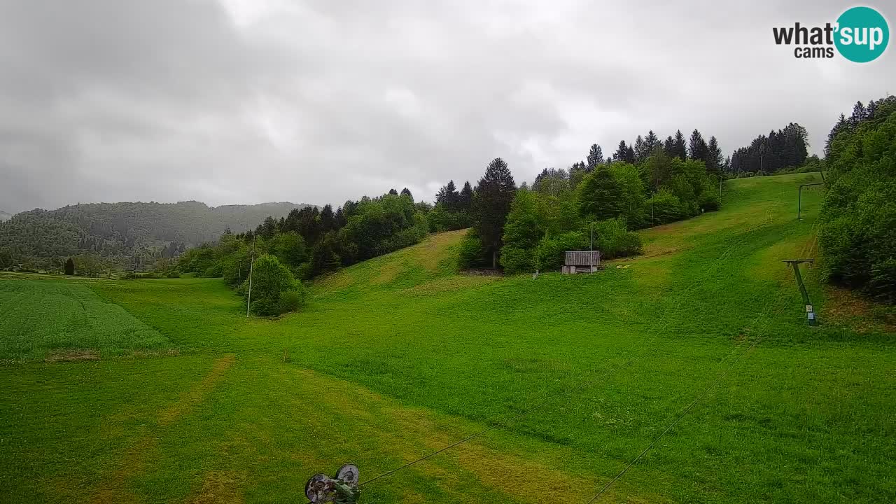 Webcam Smučišče Senožeta – Stazione sciistica a Srednja Vas vicino Bohinj