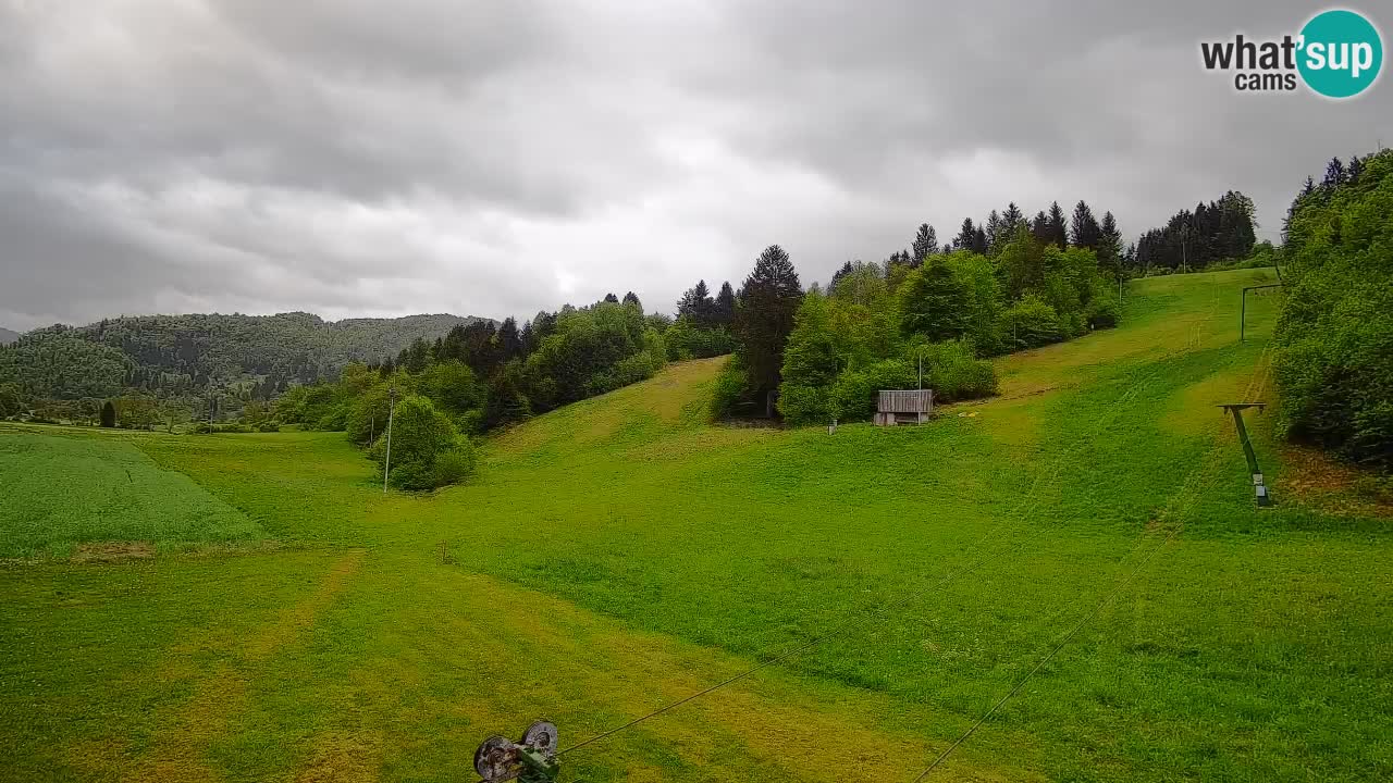 Webcam Smučišče Senožeta – Station de ski à Srednja Vas près de Bohinj