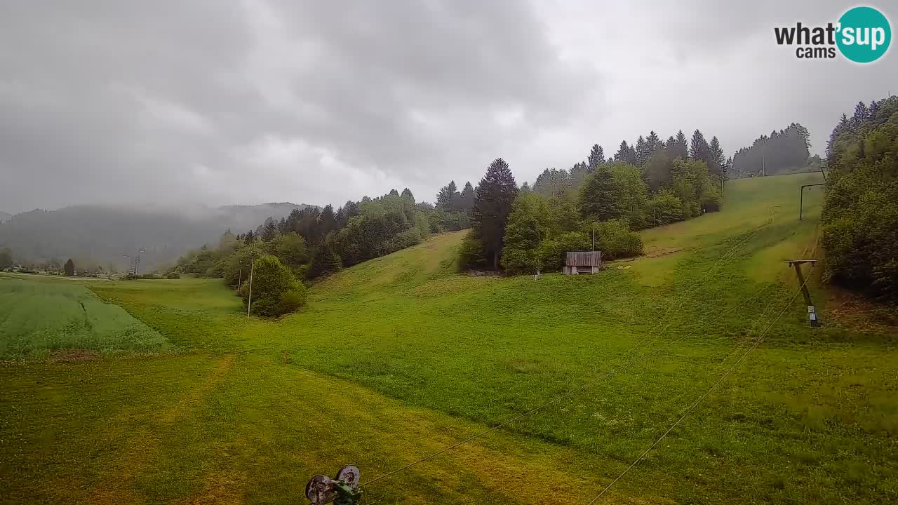 Cámara web Smučišče Senožeta – Estación de esquí en Srednja Vas cerca de Bohinj