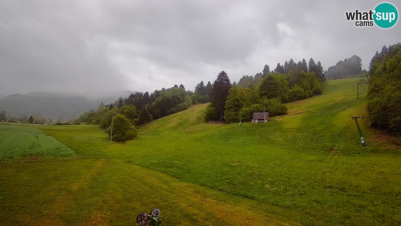 Cámara web Smučišče Senožeta – Estación de esquí en Srednja Vas cerca de Bohinj