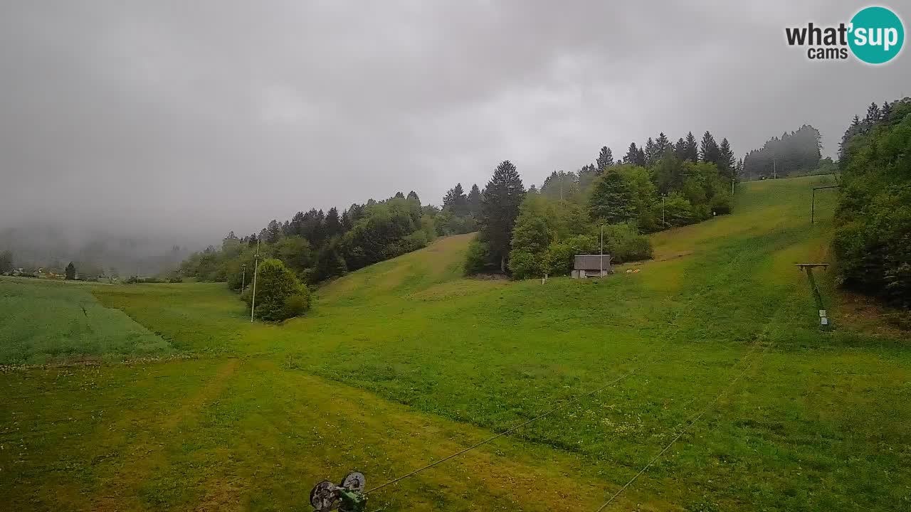 Cámara web Smučišče Senožeta – Estación de esquí en Srednja Vas cerca de Bohinj