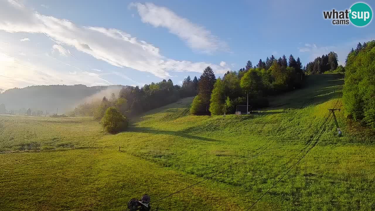 Webcam Smučišče Senožeta – Ski Resort Live View near Bohinj