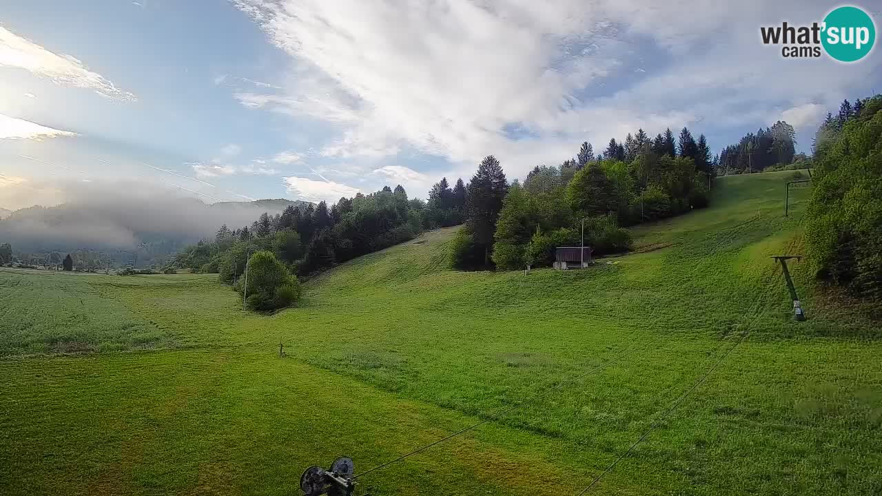 Webcam Smučišče Senožeta – Stazione sciistica a Srednja Vas vicino Bohinj