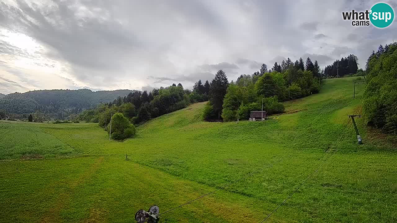 Webcam Smučišče Senožeta – Station de ski à Srednja Vas près de Bohinj