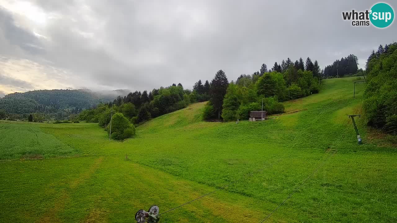 Webcam Smučišče Senožeta – Stazione sciistica a Srednja Vas vicino Bohinj