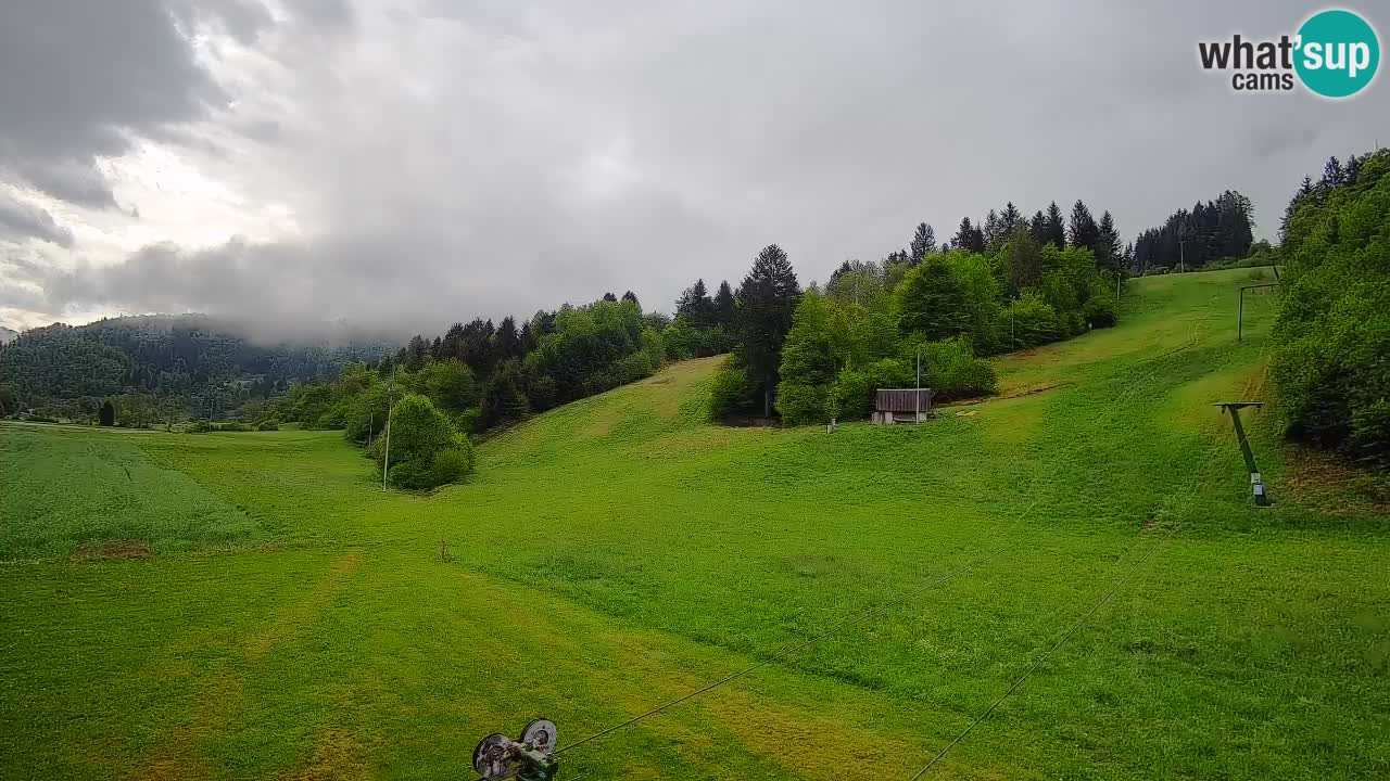 Webcam Smučišče Senožeta – Station de ski à Srednja Vas près de Bohinj
