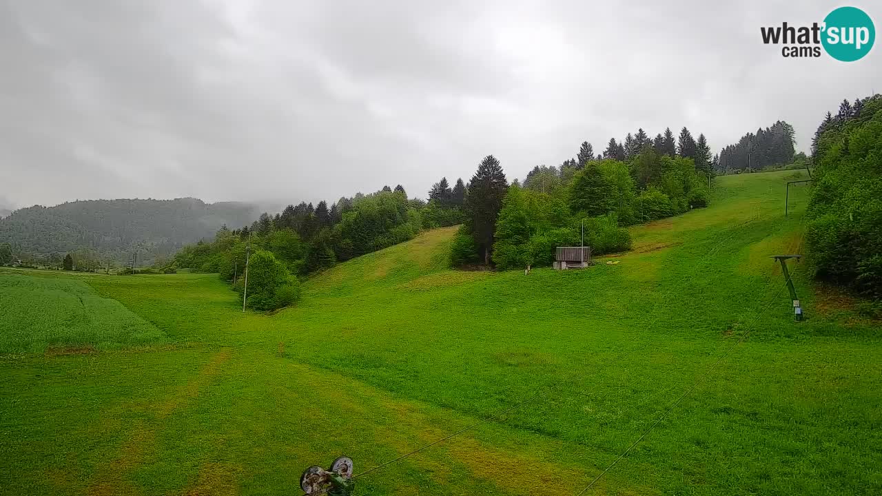 Webcam Smučišče Senožeta – Ski Resort Live View near Bohinj
