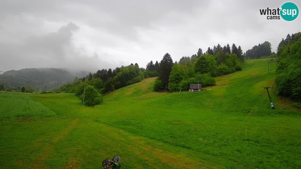 Webcam Smučišče Senožeta – Station de ski à Srednja Vas près de Bohinj