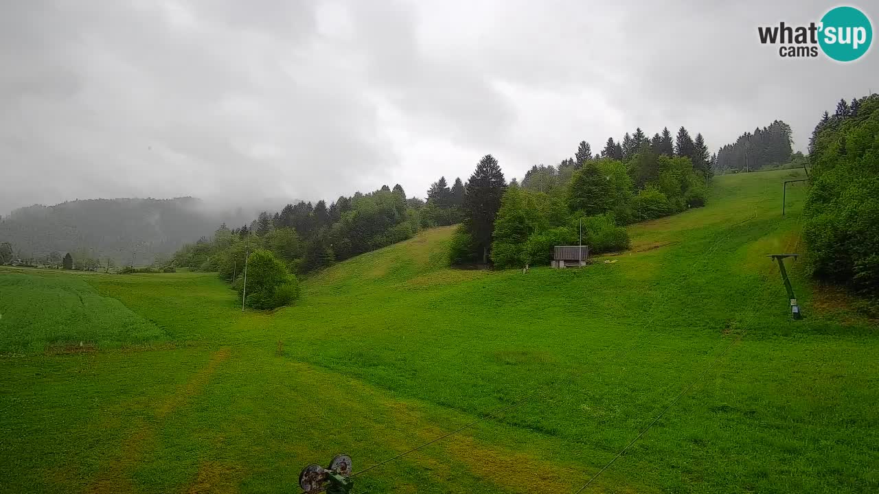 Webcam Smučišče Senožeta – Ski Resort Live View near Bohinj