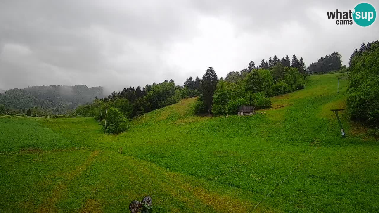 Cámara web Smučišče Senožeta – Estación de esquí en Srednja Vas cerca de Bohinj