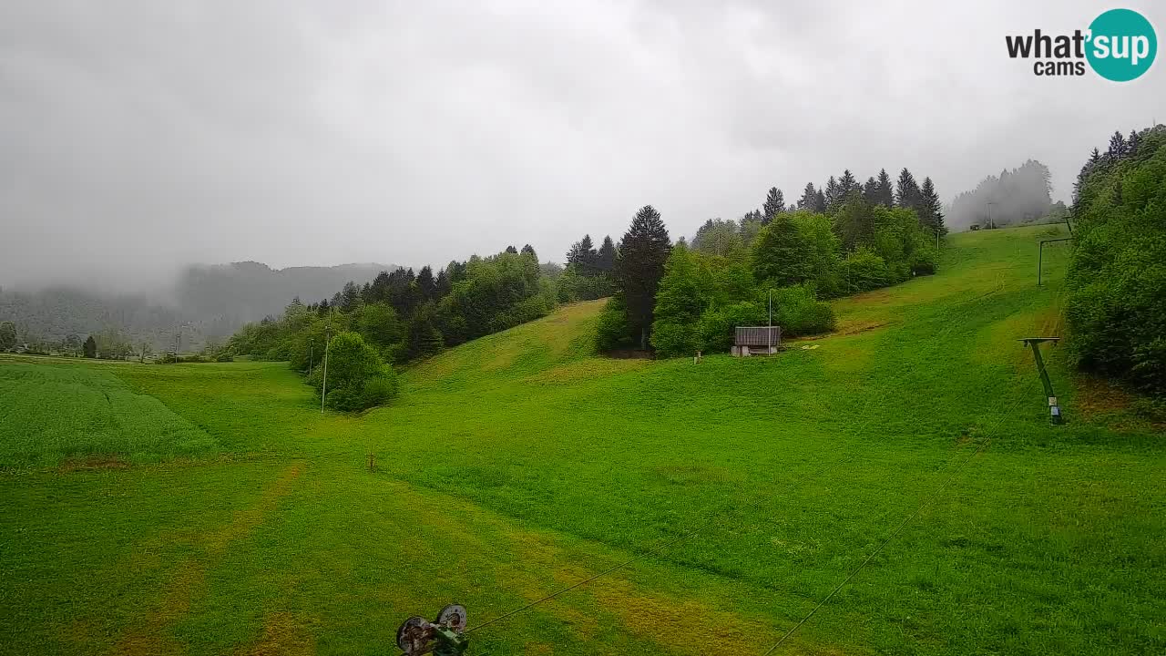 Webcam Smučišče Senožeta – Ski Resort Live View near Bohinj