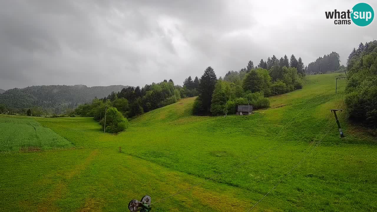 Webcam Smučišče Senožeta – Ski Resort Live View near Bohinj