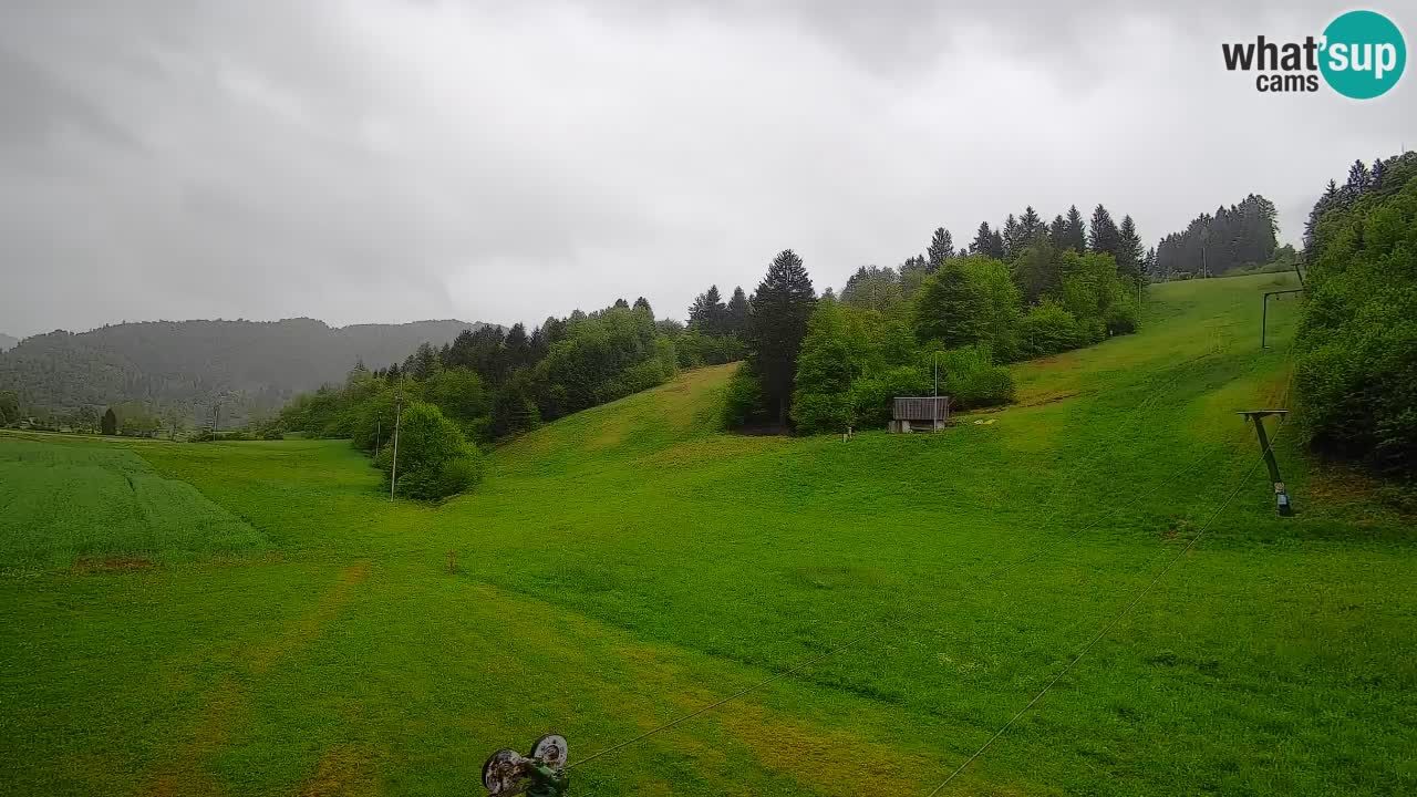 Webcam Smučišče Senožeta – Ski Resort Live View near Bohinj