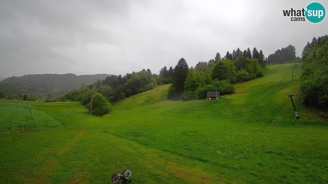 Webcam Smučišče Senožeta – Station de ski à Srednja Vas près de Bohinj