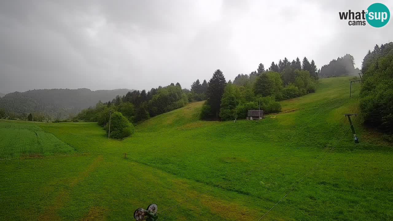 Webcam Smučišče Senožeta – Ski Resort Live View near Bohinj