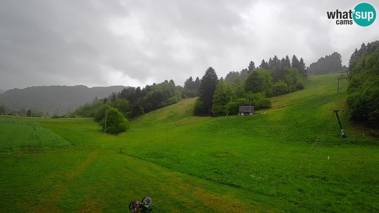 Webcam Smučišče Senožeta – Station de ski à Srednja Vas près de Bohinj