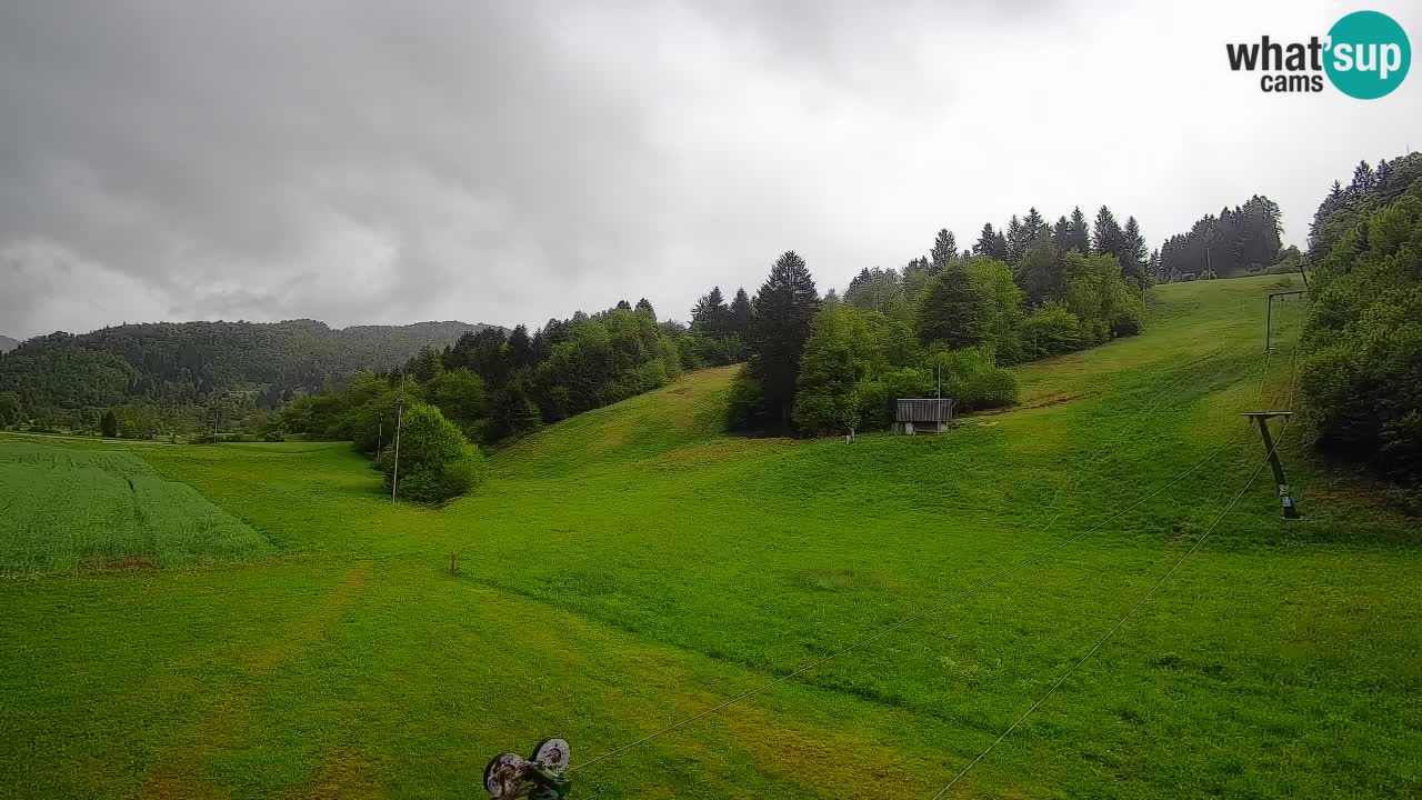 Webcam Smučišče Senožeta – Station de ski à Srednja Vas près de Bohinj