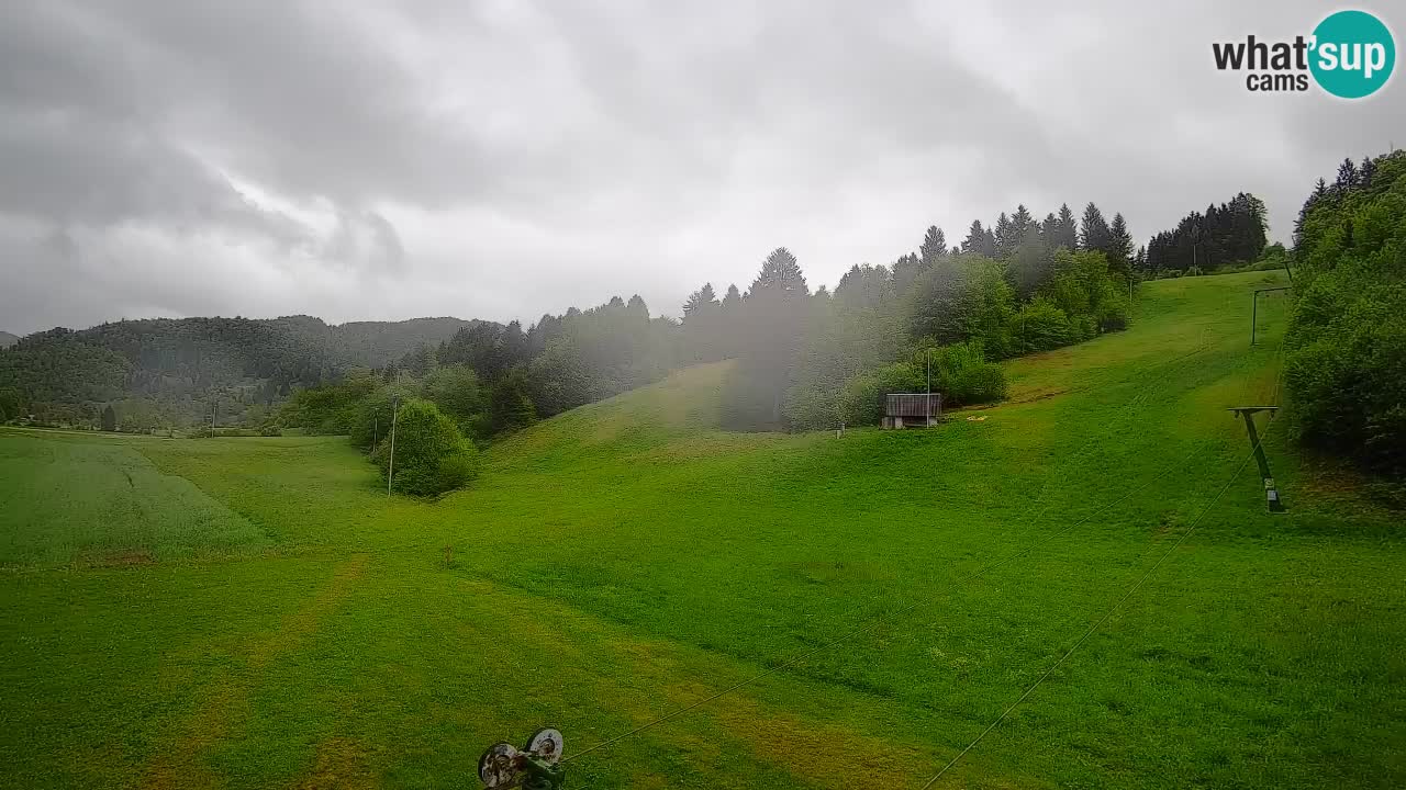 Webcam Smučišče Senožeta – Ski Resort Live View near Bohinj