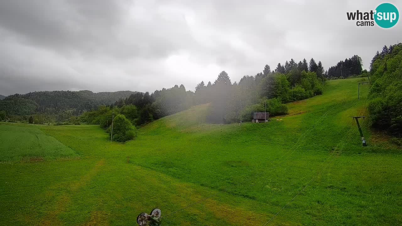 Webcam Smučišče Senožeta – Ski Resort Live View near Bohinj