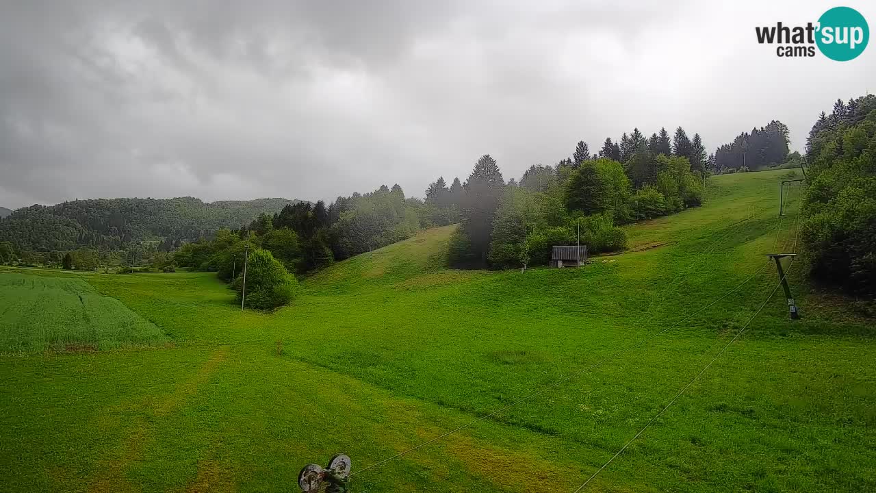 Webcam Smučišče Senožeta – Ski Resort Live View near Bohinj