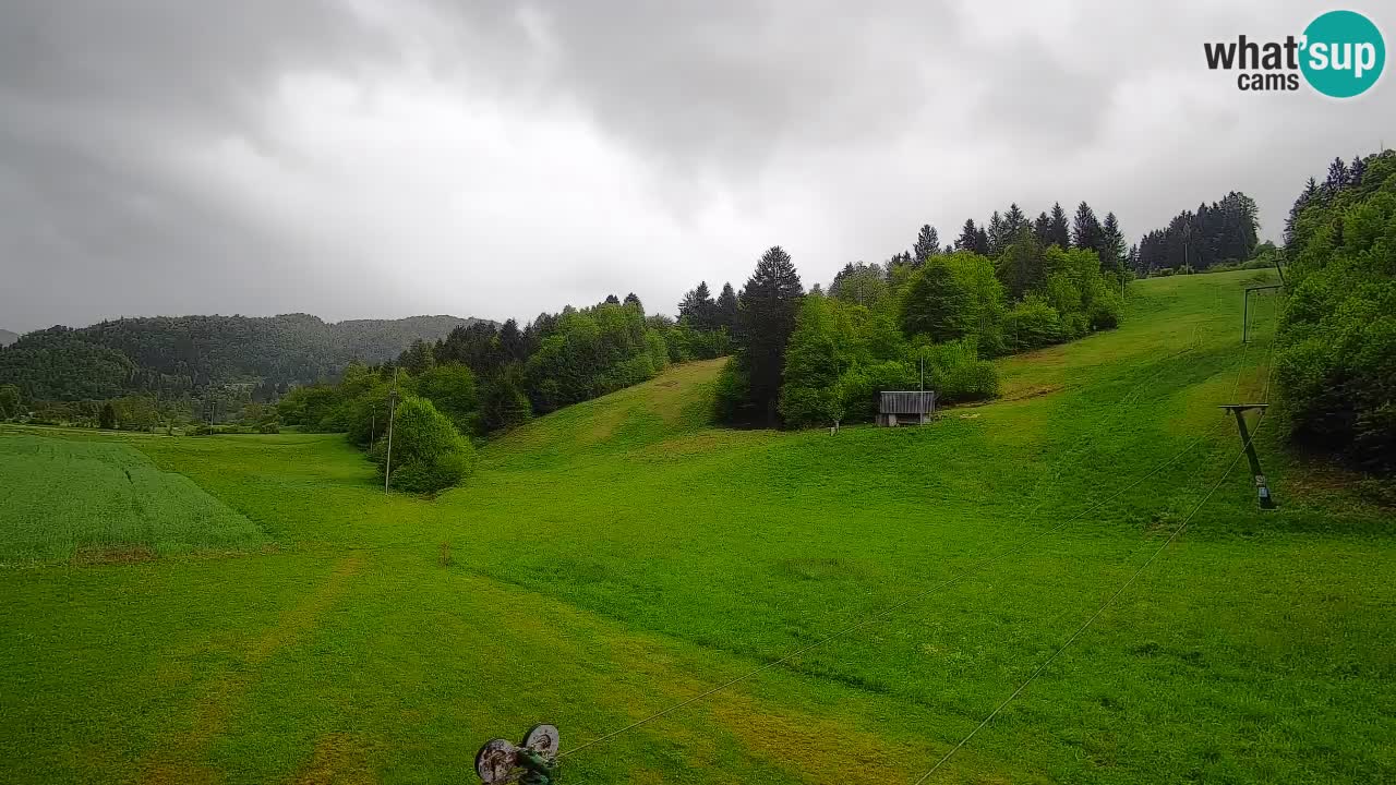 Webcam Smučišče Senožeta – Ski Resort Live View near Bohinj